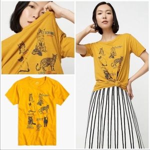 J.CREW CATS OF NEW YORK GRAPHIC TEE